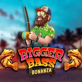 Bigger Bass Bonanza logo by Pragmatic Play Wazamba Casino