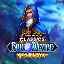 Try Fire Blaze Blue Wizard Megaways slot by Rarestone Gaming on wazamba-online.com – logo image