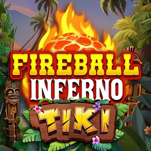 Fireball Inferno Tiki by NetEnt, showcased at wazamba-online.com – game logo