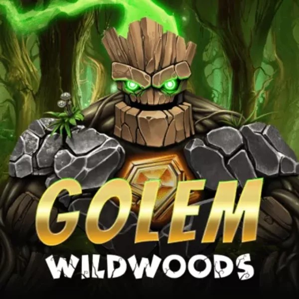 Golem Wildwoods slot logo by BF Games at Wazamba Casino
