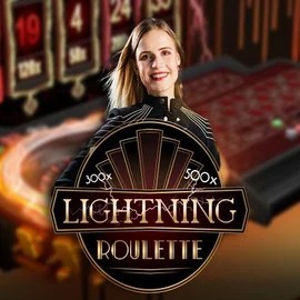 Lightning Roulette casino game by Evolution – featured logo at Wazamba Casino