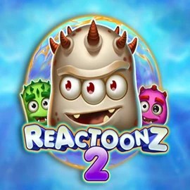 Reactoonz 2 game by Play’n GO – logo hosted on Wazamba Casino