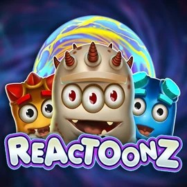 Reactoonz slot logo by Play’n GO at Wazamba Casino