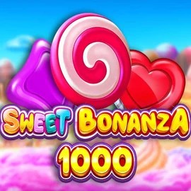Sweet Bonanza 1000 online game logo by Pragmatic Play on wazamba-online.com