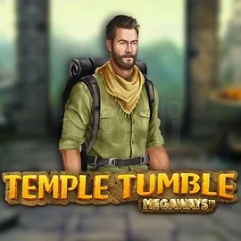 Temple Tumble Megaways slot logo by Relax Gaming at Wazamba Casino