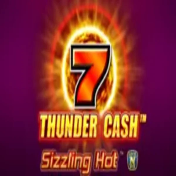 Thunder Cash Sizzling Hot online game logo by Novomatic on wazamba-online.com